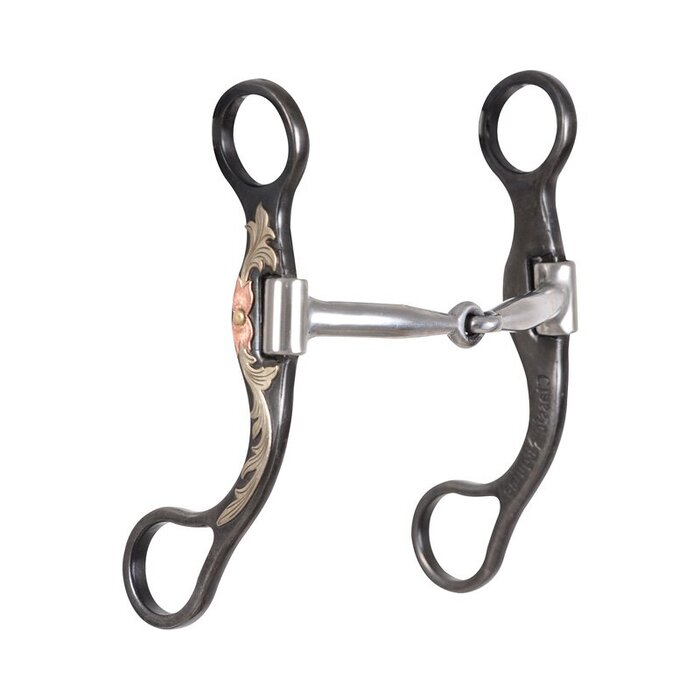 Mors double-brisure en acier inox - Equitation