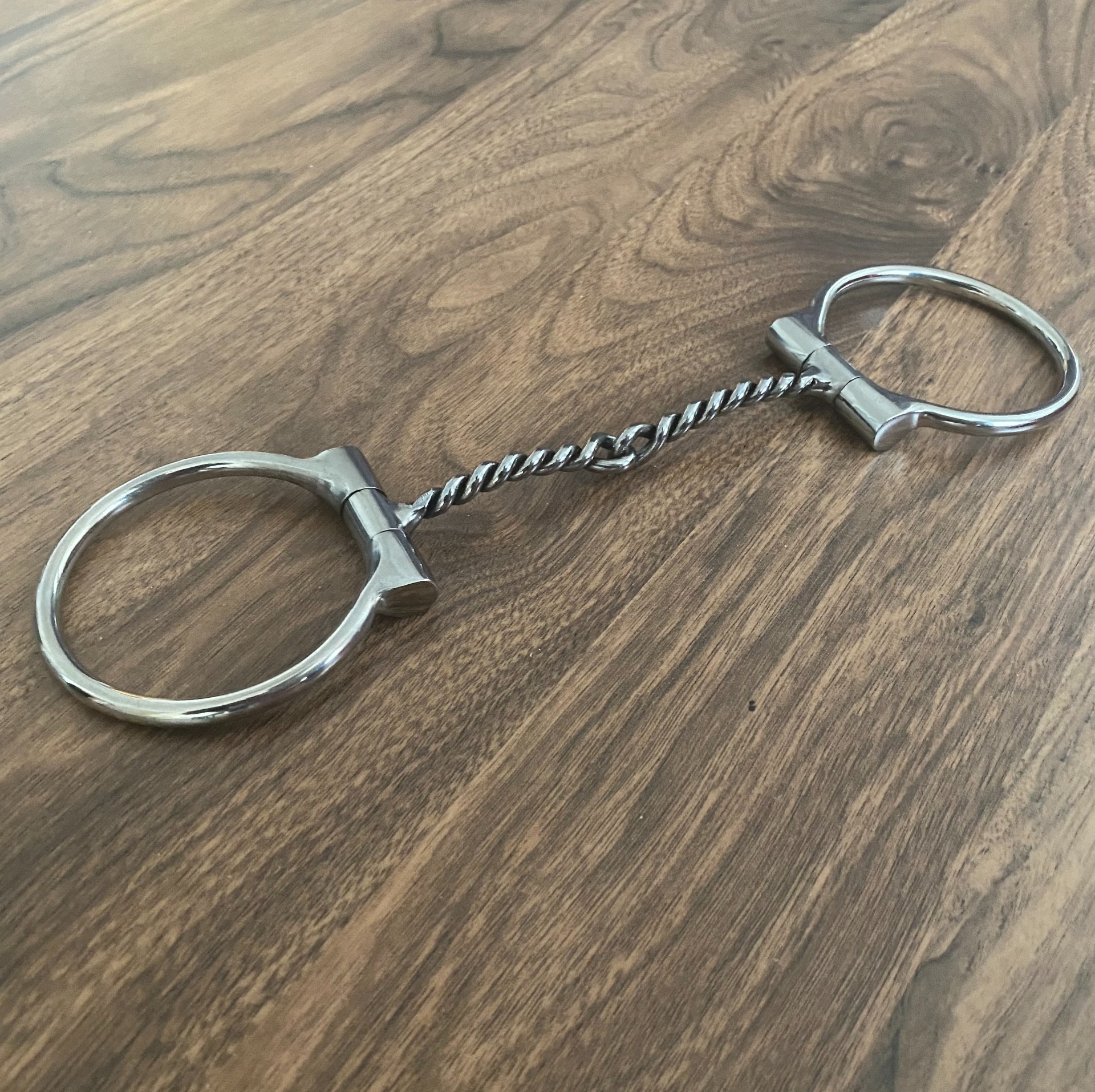 Mors Western D-Ring Comfort RETROSURG – Acier Inoxydable Avec Rouleaux Cuivre